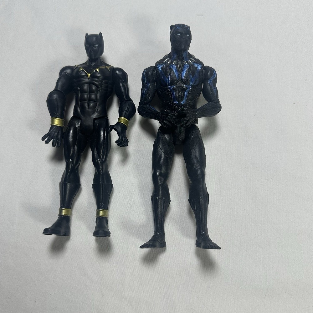 Marvel Black Panther‎ Lot Of 2 Action Hero Figures - Hasbro